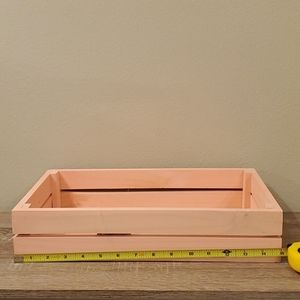Set of 2 wooden trays
